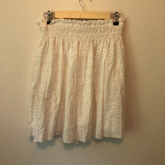 NWT Zadig & Volitare white eyelet Julia skirt - Picture 4 of 6
